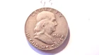 FRANKLIN HALF DOLLAR, 1961-D, 90% SILVER,----95