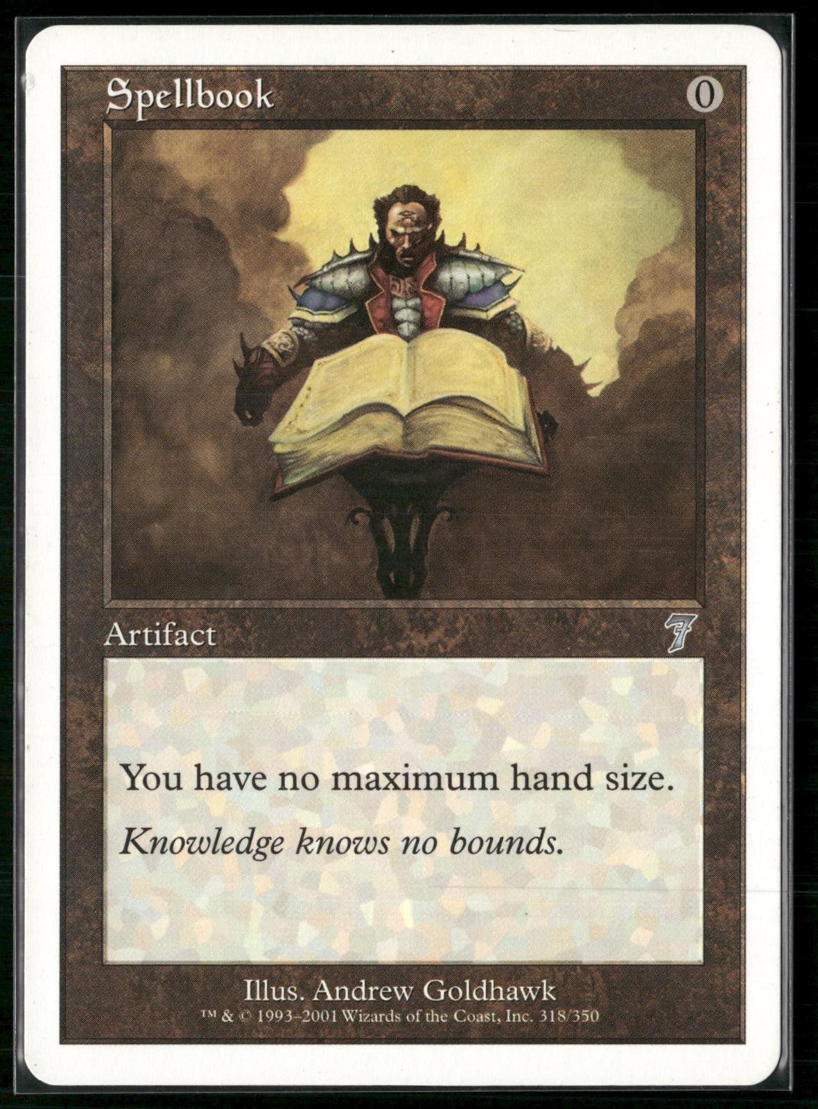 Spellbook 318 Uncommon 7th Edition Magic: The Gathering Lightly Played