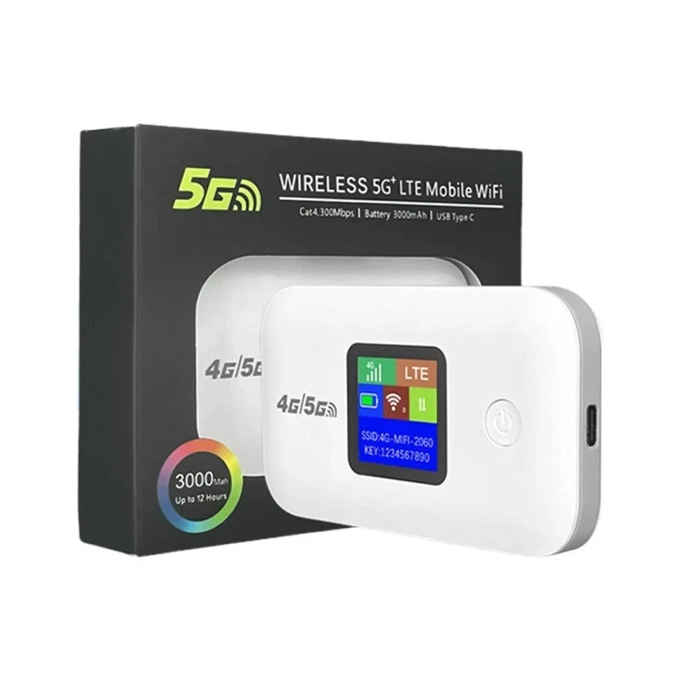 4G 5G Mobiler Hotspot,Tragbares WLAN,Mobiles Internet LTE Router für Travel,WIFI - Bild 2 von 4