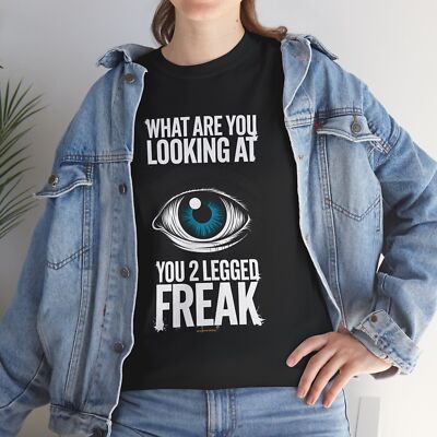 Funny Amputee Shirt, What r u looking at V15, Limb Loss Awareness Amputee Humor