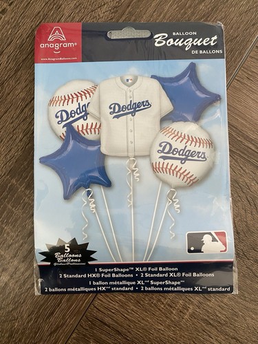 Los Angeles Dodger Balloon 5 pc Set Foil Balloons