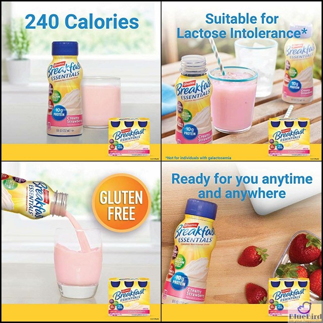 Carnation Breakfast Essentials ReadytoDrink Creamy Strawberry 8 FL OZ