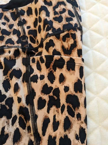 Victoria's Secret Leggings Yoga Pants Cheetah Animal Print Activewear Sz 4 - Picture 7 of 14