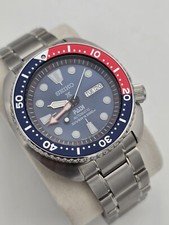 Seiko Padi Prospex Turtle Pepsi 45 mm Automatic Stainless Steel Watch SRPE99K1