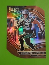2020 Panini Select #307 Christian McCaffrey Panthers Copper Die-Cut Field Level
