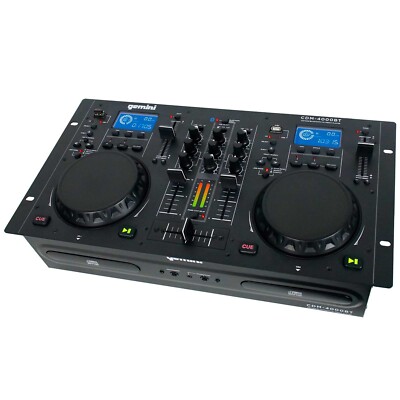 K*E様 ⭐週末価格⭐gemini CDM-4000 DJコントローラー Gemini CDM-4000BT 2-Chan Dual CD/MP3/USB DJ Media Player