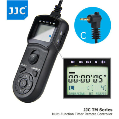 LCD Timer Remote Control fr Canon 70D 90D M6 Mark II Rebel T7 T7i T6 T6s T5i T4i