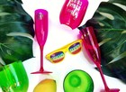 NEW Barbie Pink Plastic Champagne Glass Cup Bridal Party Baby Shower Outdoor Fun — photo 1