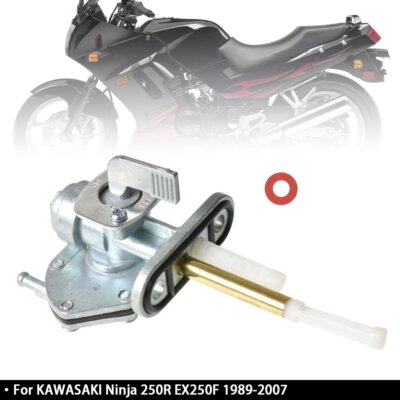 Petcock Fuel Tank Switch Valve Assembly For KAWASAKI Ninja 250R EX250F 1989-2007