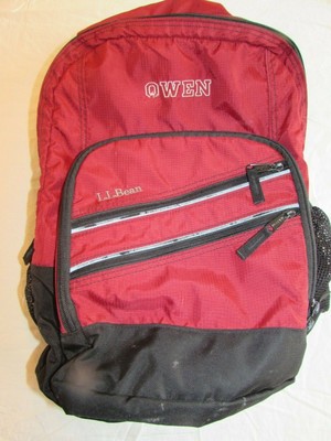red boys backpack