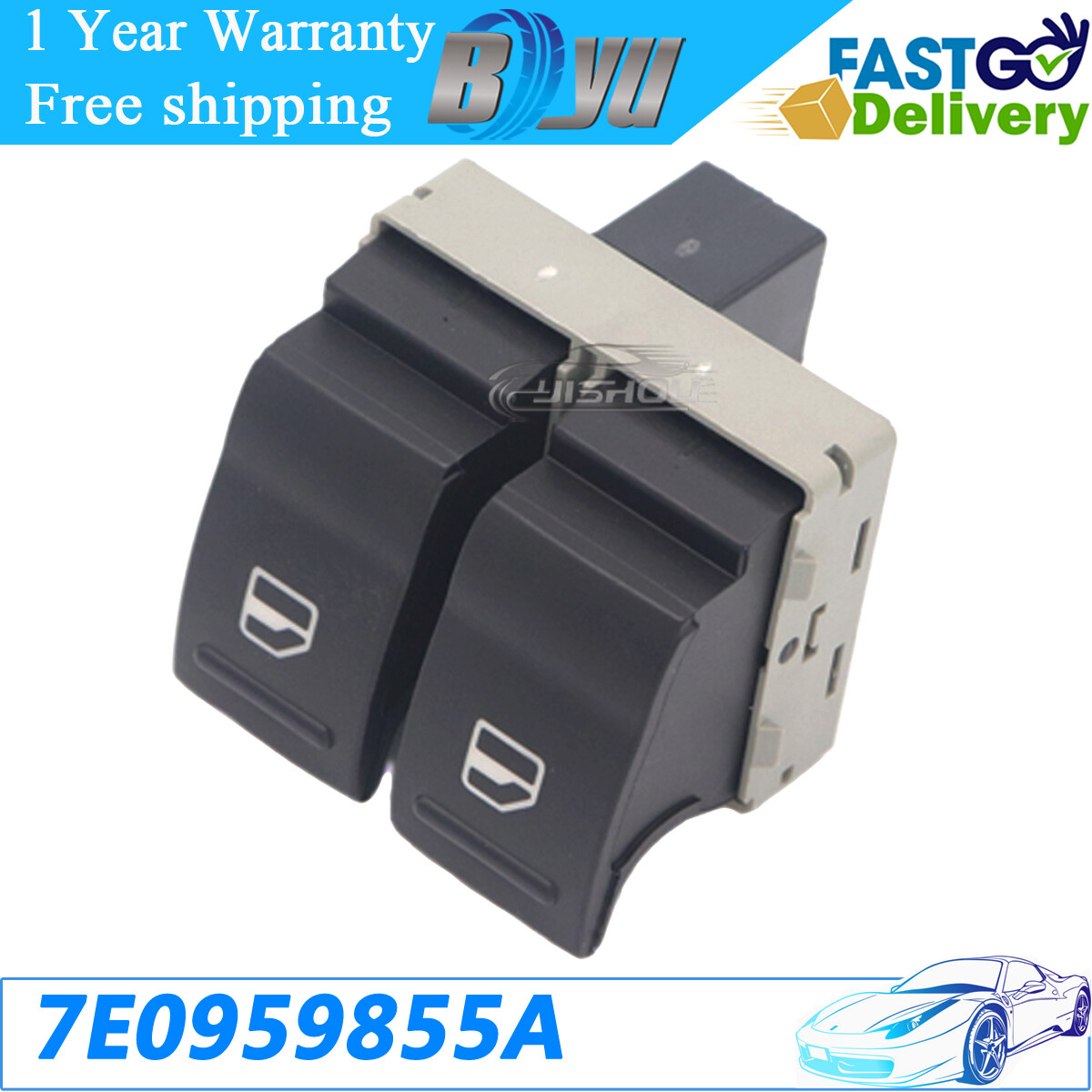 7E0959855A Electric Window Switch Button For VW Transporter T5 05