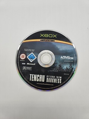 TENCHU: RETURN FROM DARKNESS | MICROSOFT XBOX CLASSIC | ONLY DISC | PAL
