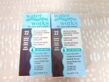 Water Works Permanent Powder Hair Color 22 Brown Black 2 Pack Unisex
