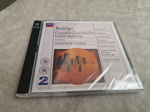 Rodrigo- Complete Concertos for Guitar & Harp (2 CD) DECCA LABEL NEW SEALED - Photo 1 sur 3
