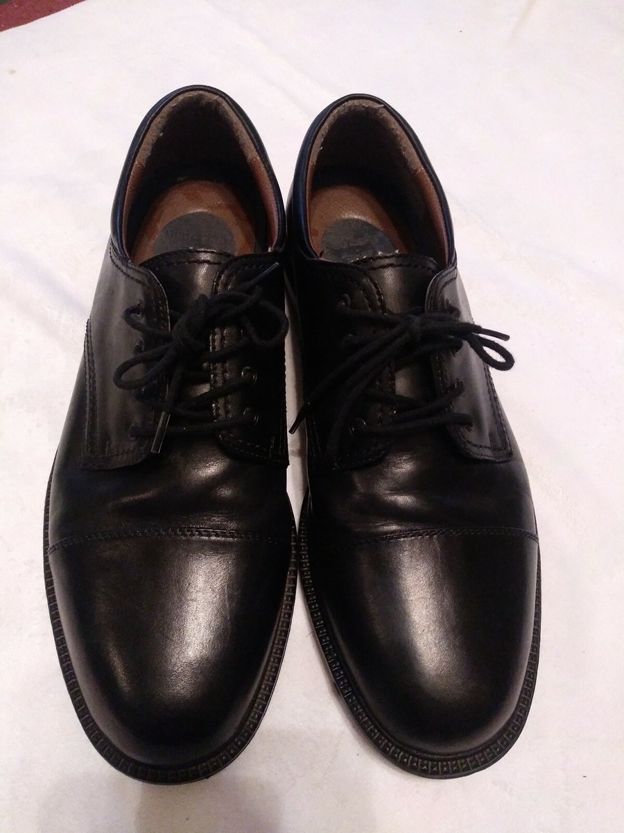 Dockers Oxfords Black Mens Leather Cap Toe Dress Shoes Size  display picture 1