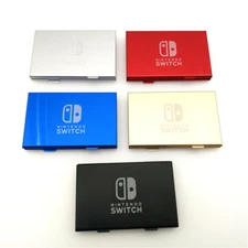 Aluminum GameCard Cartridge Case 3-in-1 Storage Box Case For Nintendo Switch