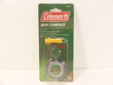 Coleman Liquid Filled Two Scale Hiking / Camping Map Compass 814A630T BRAND NEW!