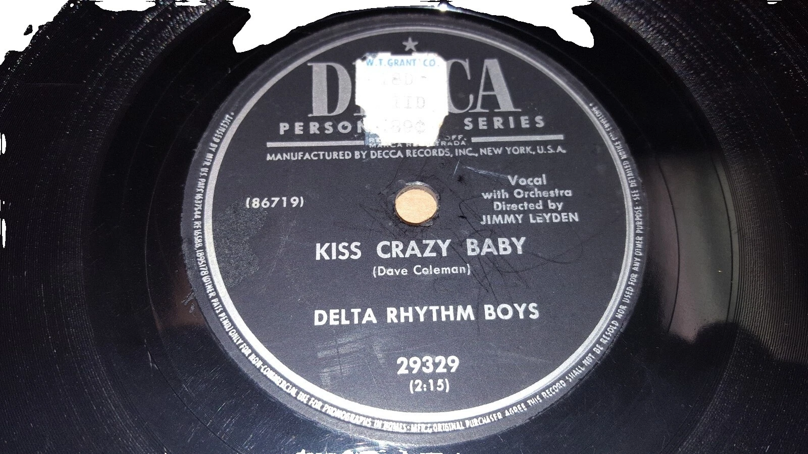 Kiss 78 RPM Single Vinyl Records