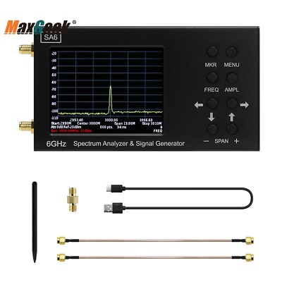 SSA6G 35MHz-6200MHz RF Spectrum Analyzer RF Spectrum Explorer with Touch Screen