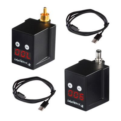 画材 RCA Tattoo Power Supply Mini Wireless Tattoo Power Supply RCA&DC Connection Available For