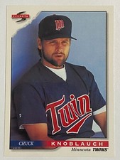 1996 Score #285 Chuck Knoblauch Minnesota Twins