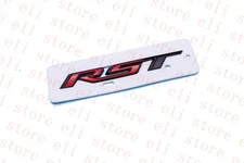 2019-2023 Silverado Nex Gen Red Black "RST" Tailgate Emblem OEM GM Qty