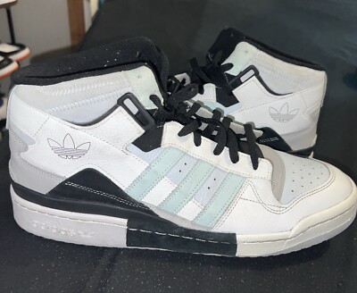 Size 14 - adidas Forum Exhibit Mid White Halo Mint 2021