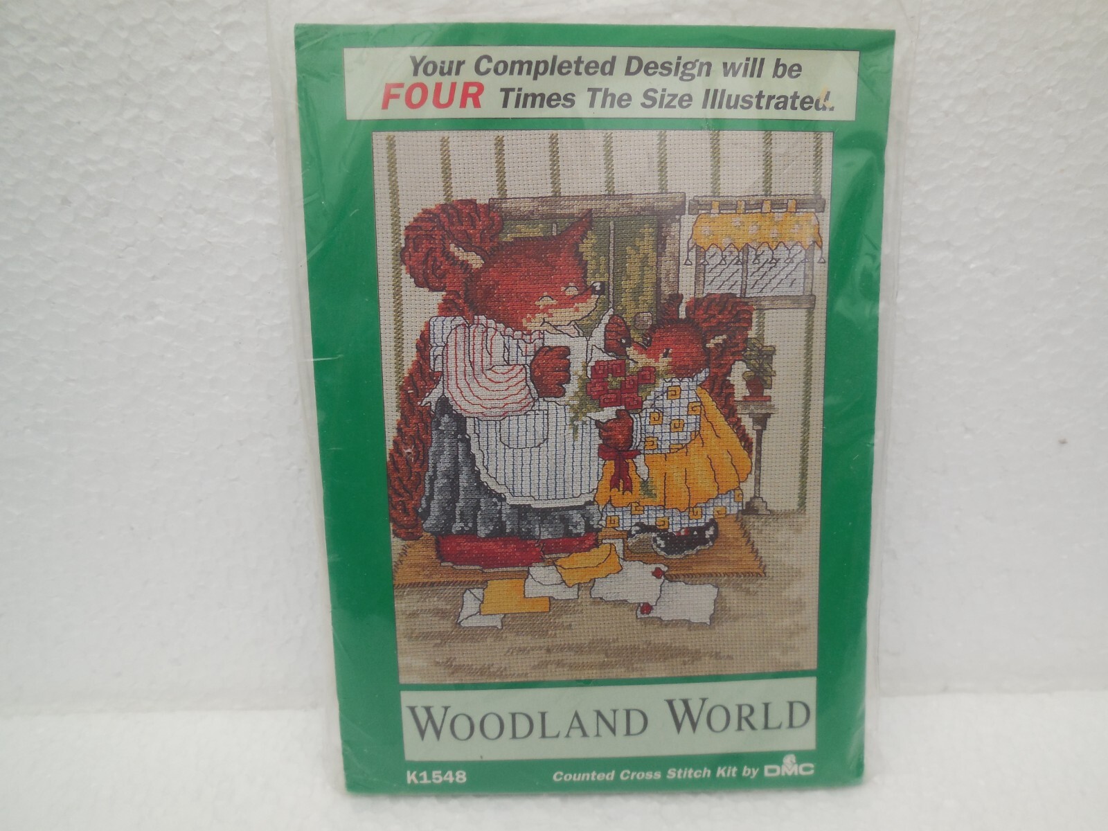 Counted Cross Stitch by DMC ~ Woodland World, Happy Birthday Mum ~ K1548