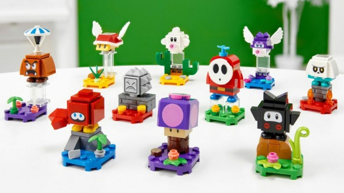 Complete Set of 10 Lego® Super Mario Series Character Packs (2021) 71386  71360