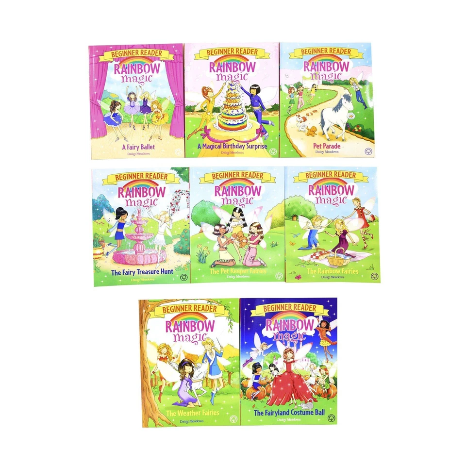 Rainbow Magic Beginner Readers 8 Books Collection Paperback Set By Daisy Meadows - Image 3 of 4