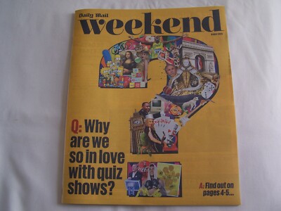 WHY ARE WE SO IN LOVE WITH QUIZ SHOWS? - Daily Mail Weekend Magazine 8 JULY 2023