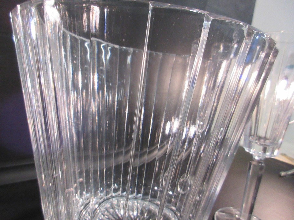 Crystal Champagne Ice Bucket Flutes Contour by BLOCK 24 full lead