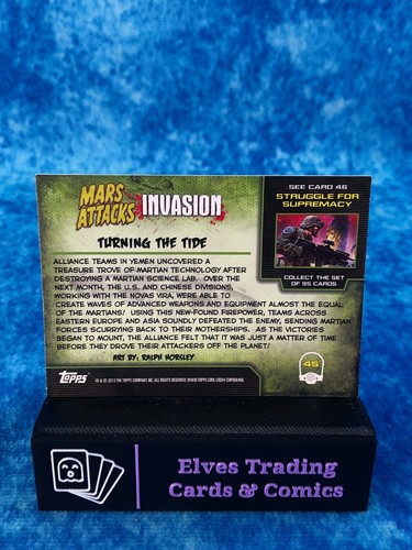 Mars Attacks Invasion SINGLE Non-Sport Trading card by Topps 2013 - Picture 94 of 204