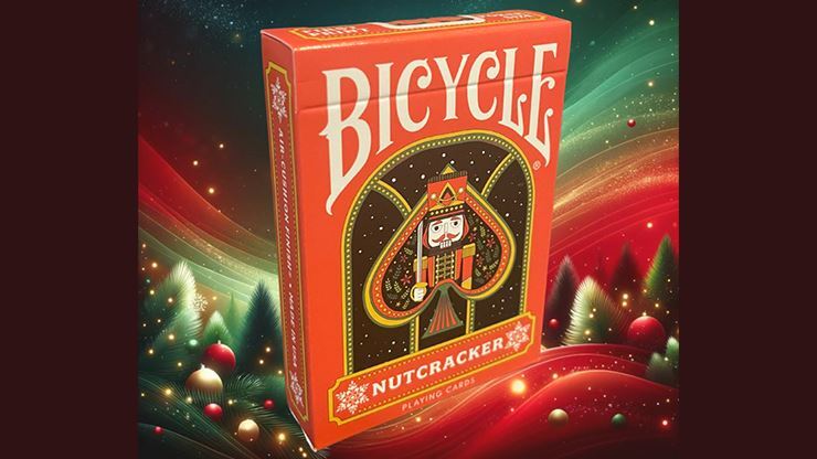 Bicycle Nutcracker (Red) Playing Cards, A Great Gift for Poker Players