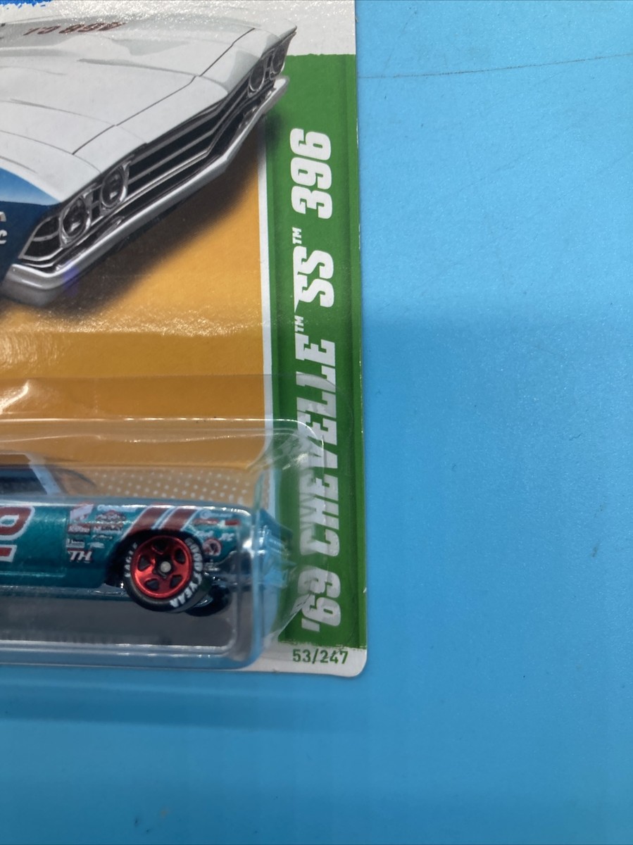 Hot Wheels Treasure Hunt 69 Chevelle SS 396 New With Plastic Case