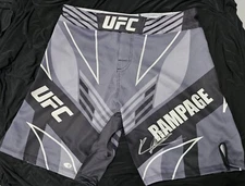 Rampage Jackson autograph signed UFC Tapout Trunks Shorts MMA ~ JSA COA