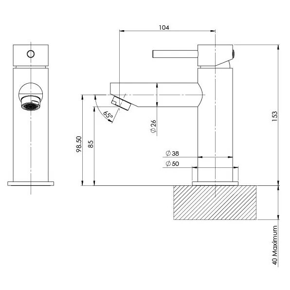 Phoenix Tapware Pina Basin Mixer Matte Black 153770010 eBay