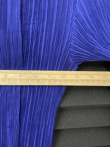 Terramina Collection New York Blue Dress Stretch Size Large 3/4 Sleeve - Picture 8 of 13