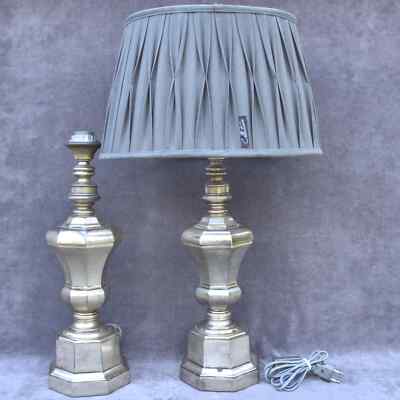 Mid-century Deknudt pair of table lamps Belgium high-quality pieces unique