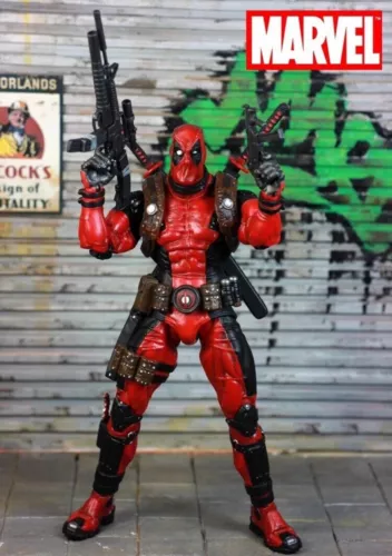 NECA Marvel X-Men Deadpool Ultimate Collector's 8" Action Figure Model Toy Box - Picture 11 of 16
