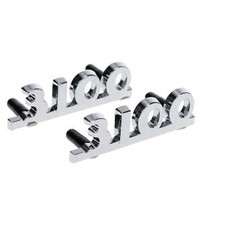 1949-51 Hood Side Emblem - 3100 - Pair For Chevy Gmc Truck