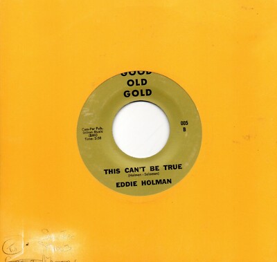 Scott English:High on a hill/This can't be true-Eddie Holman:Re-issue