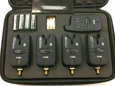Wireless Bite Alarm Combo Set with Carry Box 3 Bite Indicators Bank Carp Fishing Wireless Bite Alarm Combo Set with Carry Box 3 Bite Indicators Bank Carp Fishing