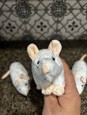 White Rat Plush A Pack Of 4 Rats