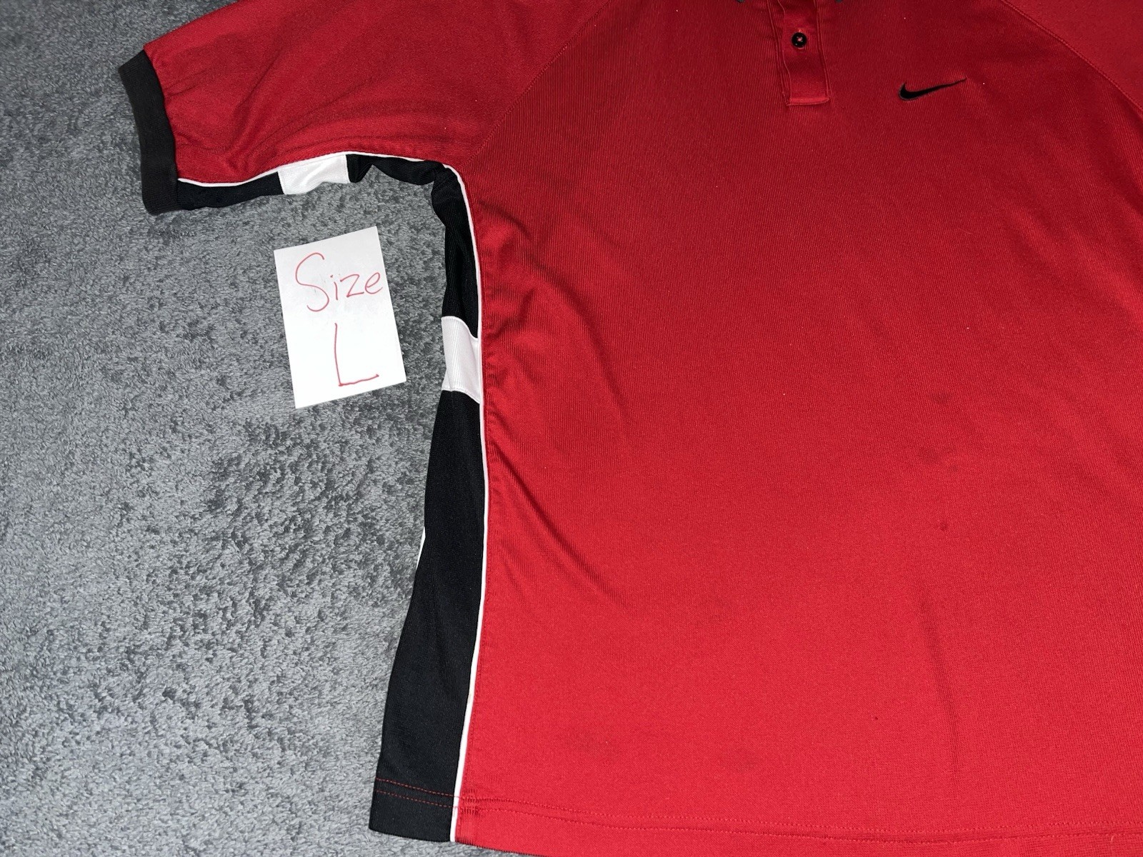 *RARE* Vintage Nike Golf Windbreaker & Tiger Woods Ying Yang Polo Shirt Size L image 4