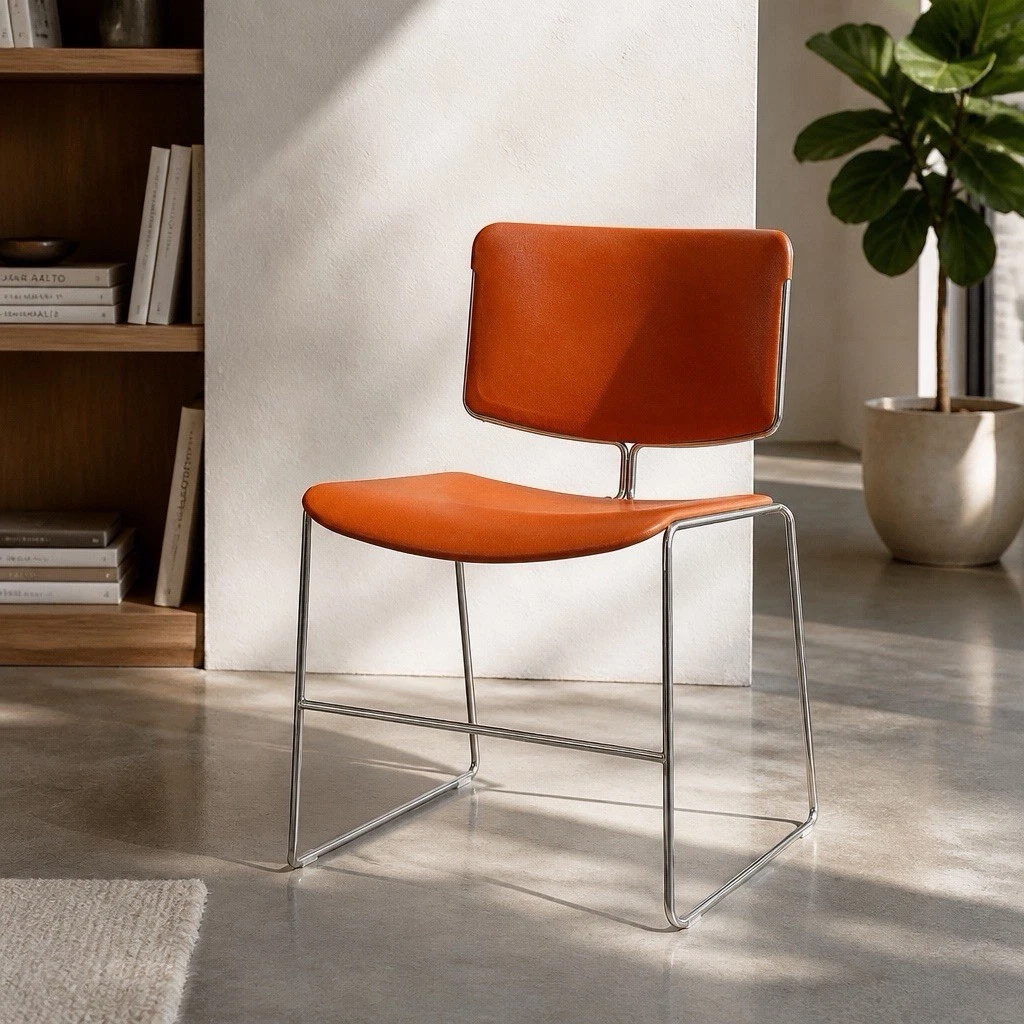 Orange Plastic Chairs Antique Chairs for sale | eBay