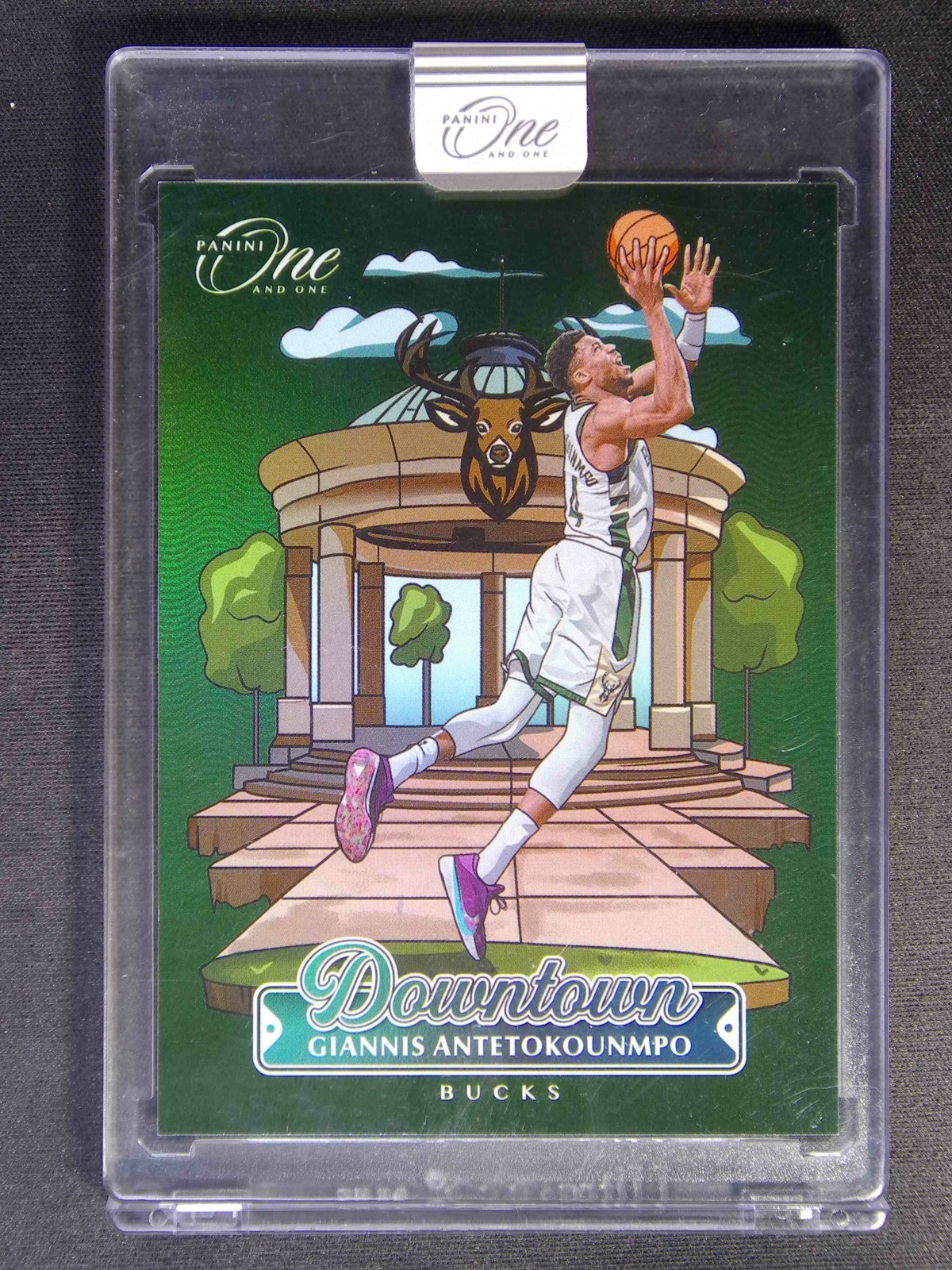 2024-25 Panini One And One Giannis Antetokounmpo #8 Downtown Case Hit SSP