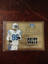 2002 Rookies and Stars Great American Heroes /2000 Marvin Harrison #gah-7