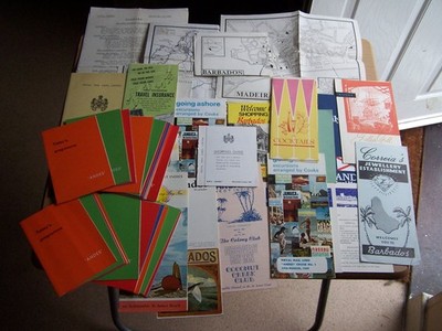 Kreuzfahrtschiff Anden Royal Mail Lines März April 1969 große Sammlung Karibik