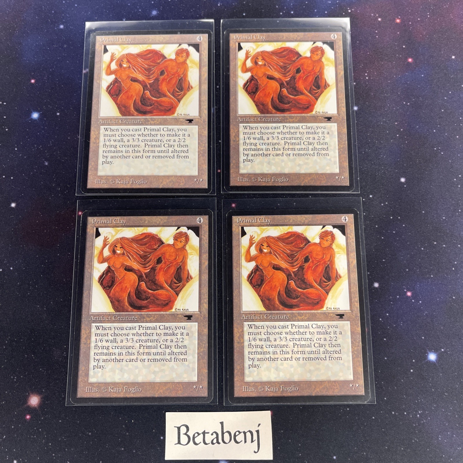 1x MTG Antiquities Primal Clay from Estate Collection